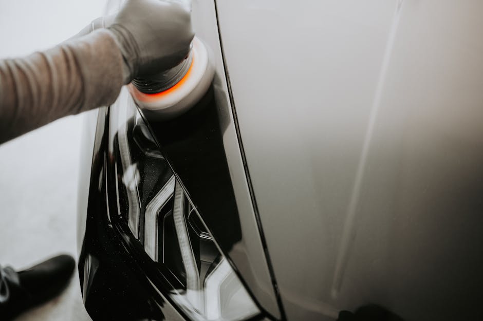Car paint polishing and ceramic coating